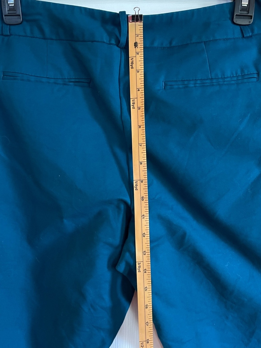 Worthington Teal Curvy Fit Capris - Picture 4 of 11